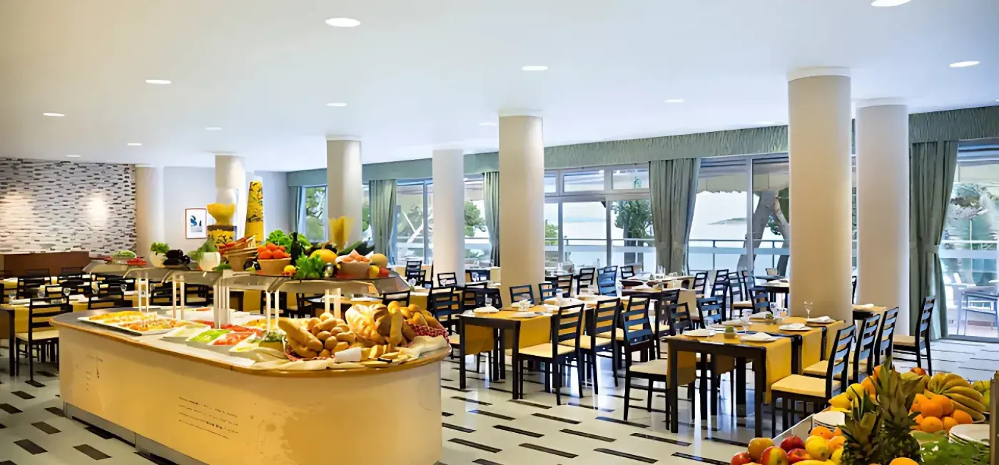 Dining area view of Aminess Grand Azur Hotel Orebic, Croatia